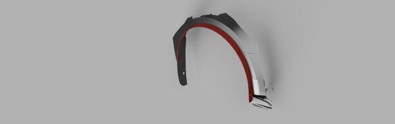 6th gen camaro fender extensions WIP