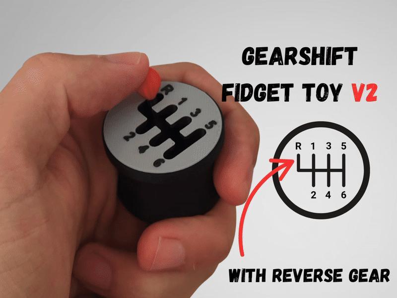Gearshift fidget toy V2