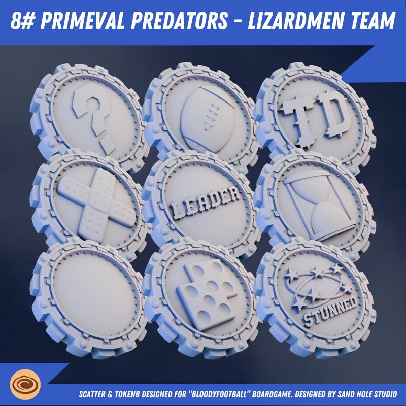 PRIMEVAL PREDATORS - LIZARDMEN TEAM