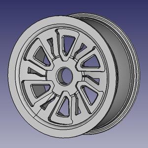 WHEEL RIM RC CAR 3D MODEL PROTOTYPE