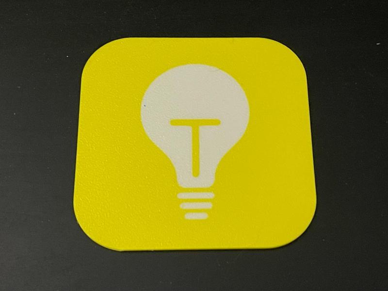 Tips App Icon for iPhone Coaster