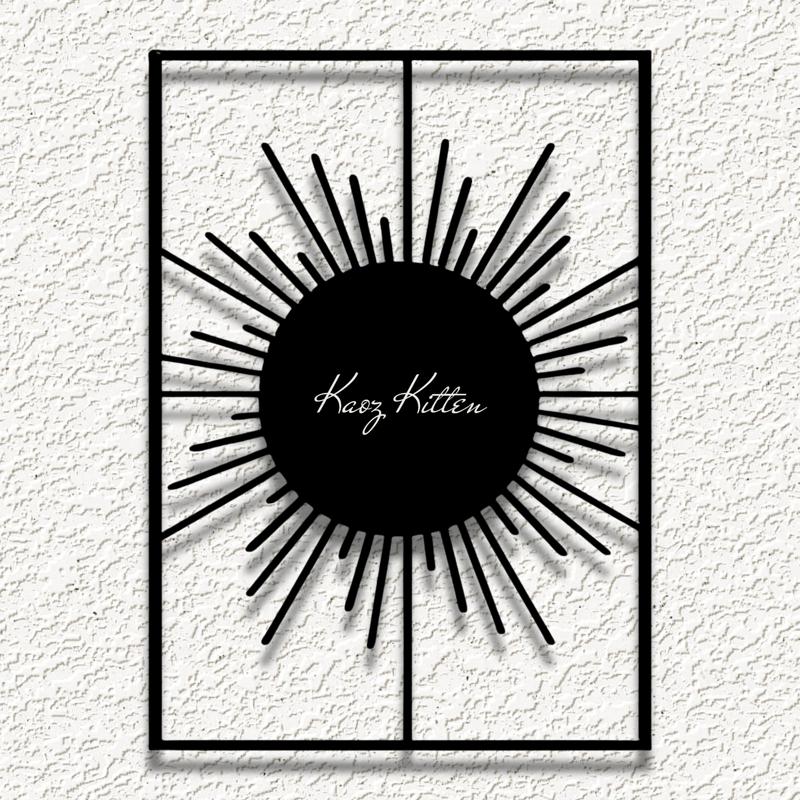 minimalistic sun WALL ART HOME DECOR