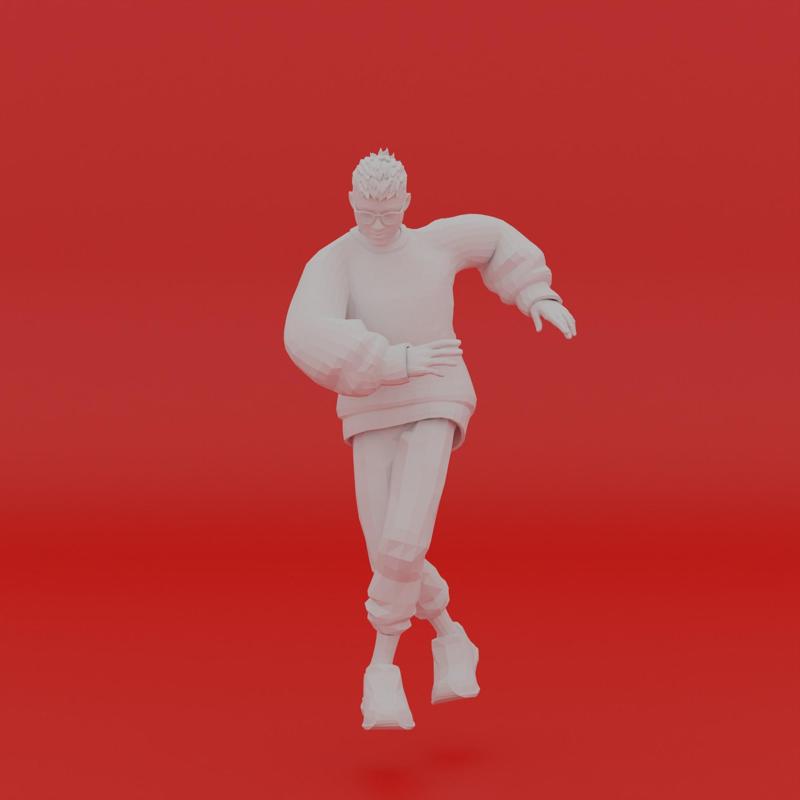 Character Pose Toy Man Miniature Figure 053