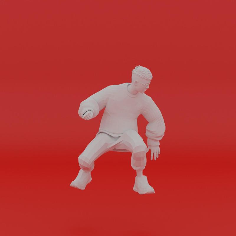Character Pose Toy Man Miniature Figure 049