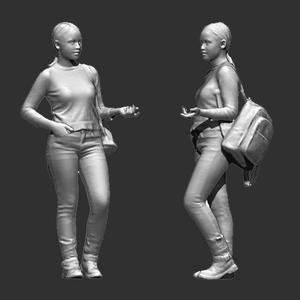 PEOPLE WOMEN F13 FIGURE DIORAMA