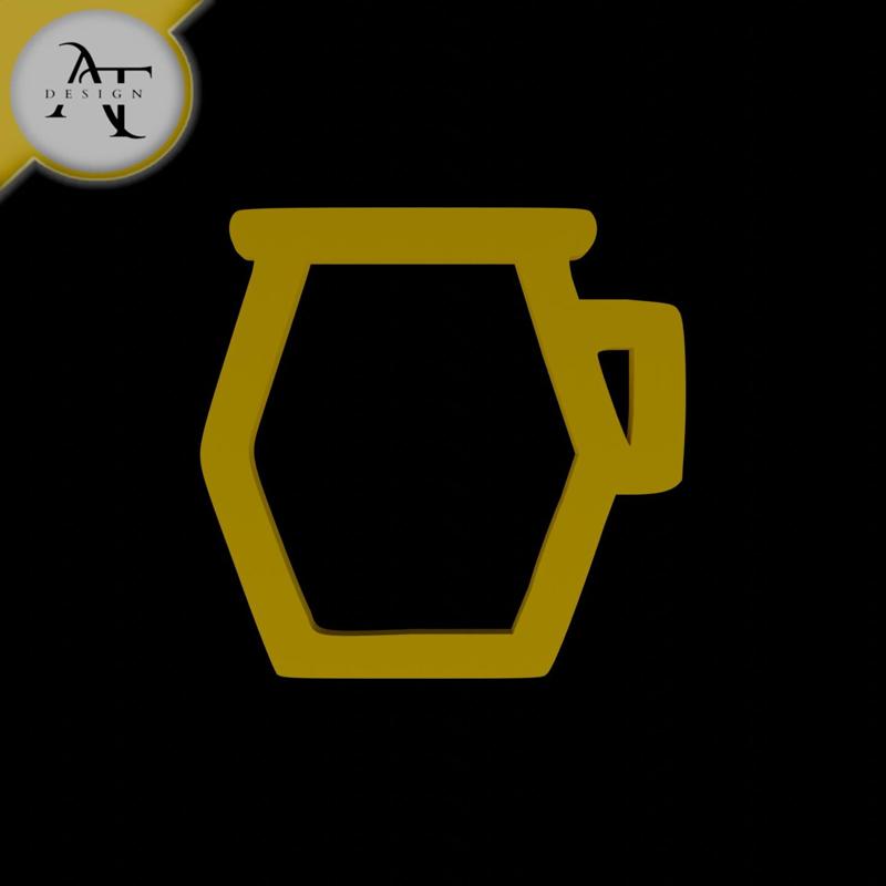 Simple Coffee Cup Symbol - 2D Art