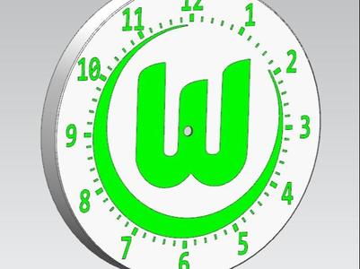 VfL Wolfsburg wall clock