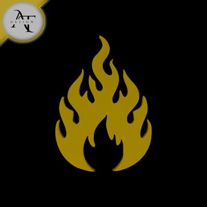 Simple Flame Symbol - 2D Art