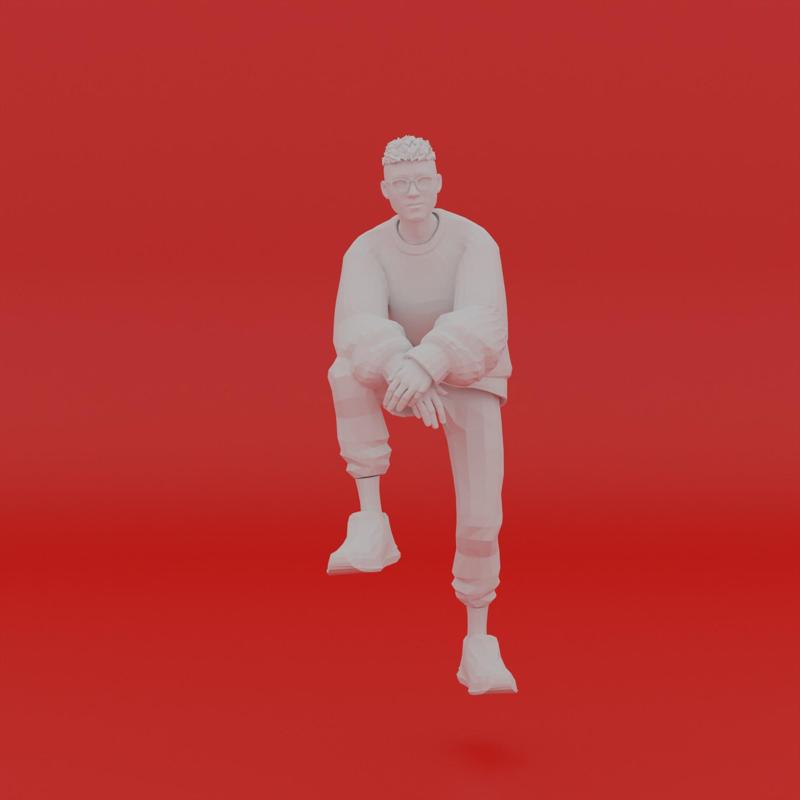 Character Pose Toy Man Miniature Figure 092
