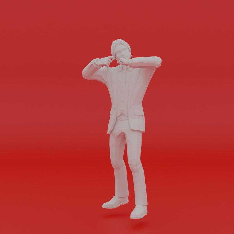 Character Pose Toy Man Miniature Figure 134