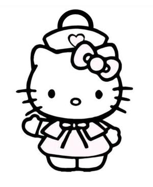 Hello Kitty Nurse Keychain