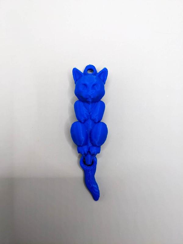 Cat Wagging Keychain