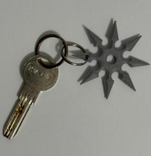 Ninja Star Keychain
