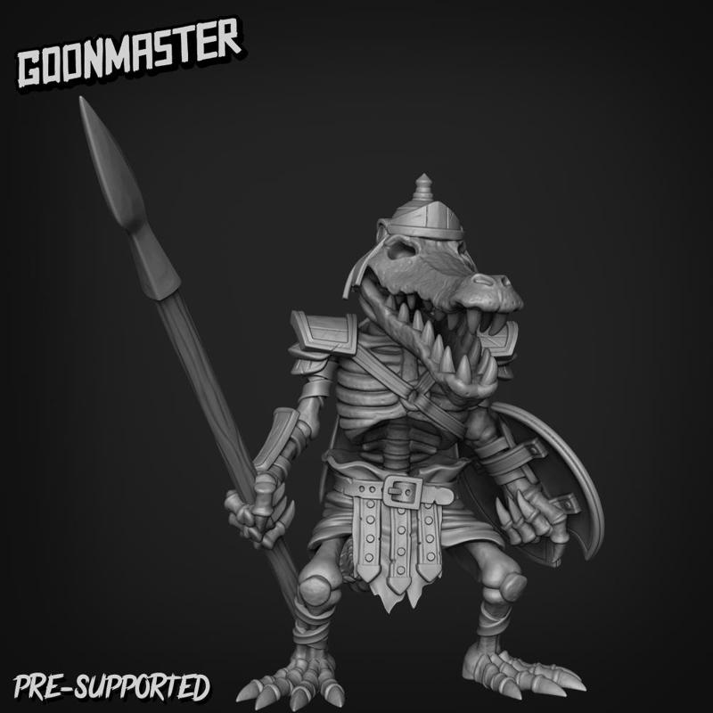 Crocodile Skeleton Spear 3