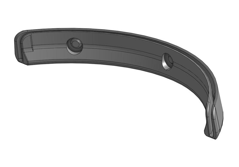 Bottom reinforcement  for Prusa Shield with 1 mm thickness