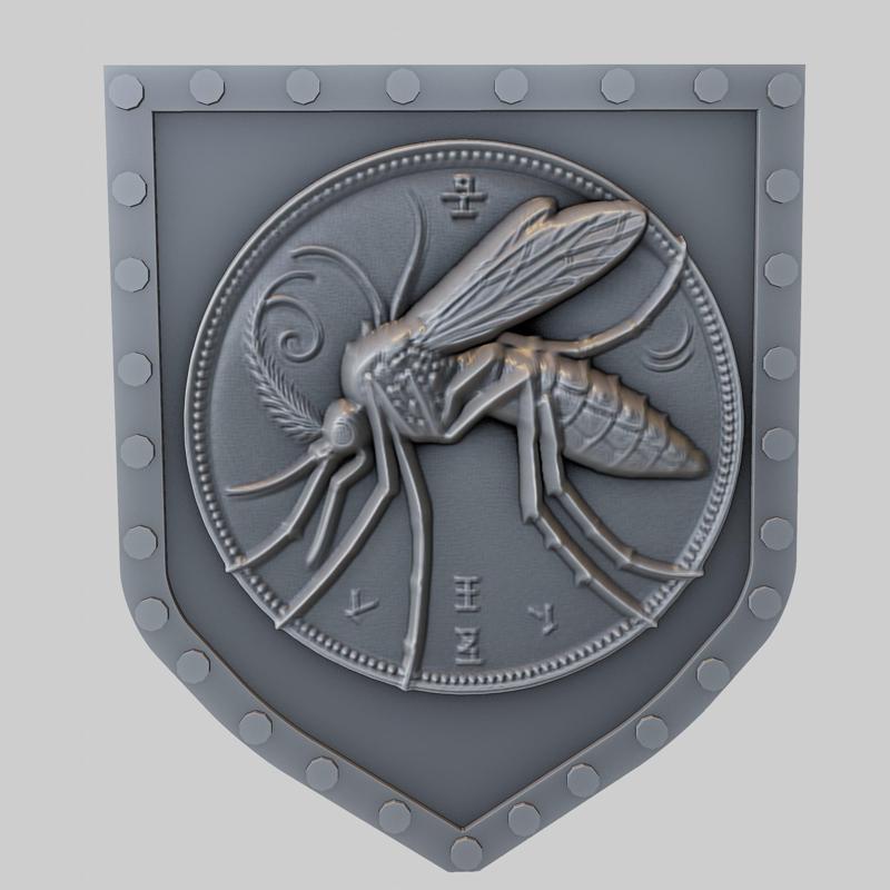 Mosquito Animal Wall Mosquito Animal Bust for CNC Router Laser & 3D Printer