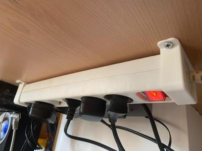 Power strip hanger