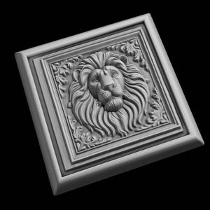 Lion Animal 3D Model for CNC Router Laser & 3D Printer