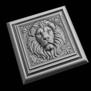 Lion Animal 3D Model for CNC Router Laser & 3D Printer