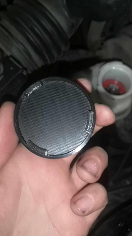 Brake fluid temporary cap