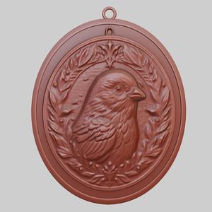 Canary Animal Pendant Canary Animal Necklace for CNC Router Laser & 3D Printer