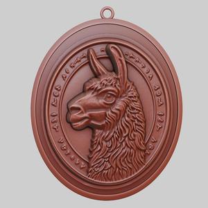 Llama Animal Pendant Llama Animal Necklace for CNC Router Laser & 3D Printer
