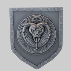 Snake Animal Wall Snake Animal Bust for CNC Router Laser & 3D Printer