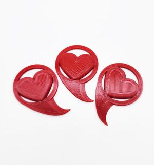Bath Bomb Cling Wrap Opener Heart Shape