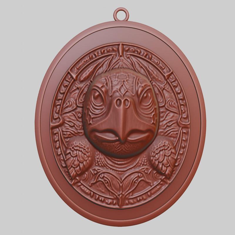 Sea Turtle Animal Pendant Sea Turtle Animal Necklace for CNC Router Laser & 3D Printer