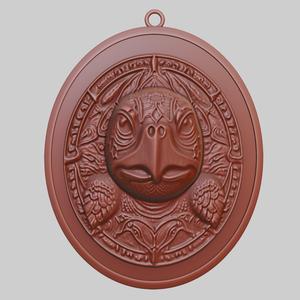 Sea Turtle Animal Pendant Sea Turtle Animal Necklace for CNC Router Laser & 3D Printer