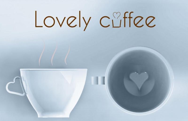 Lovely coffee. A relaxing cup of cafe con leche with hidden heart.