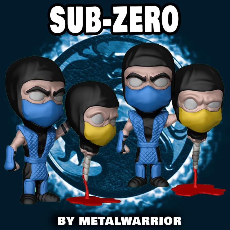 Sub-Zero Mortal Kombat Chibi FATALITY