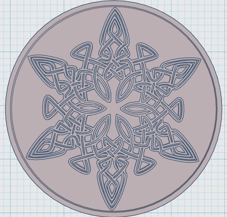 Celtic Symbol Coaster 38
