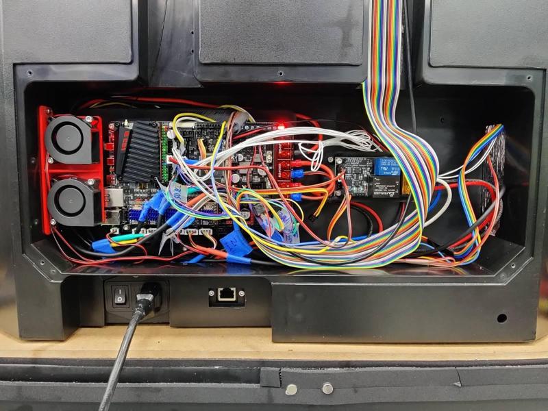 BigTreeTech Relay V1.2 Mount For QIDI X-CF Pro