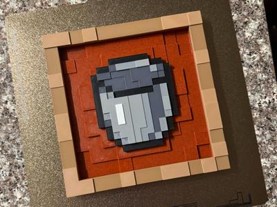 Empty Bucket - Minecraft Item Frame