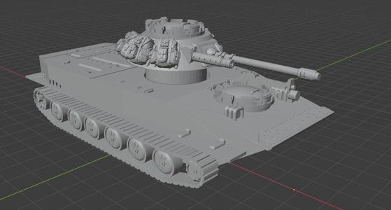 INTERGALACTIC GUARDS MOTOR RIFLE DIVISION - PT-76 SALAMANDER SCOUT PROXY