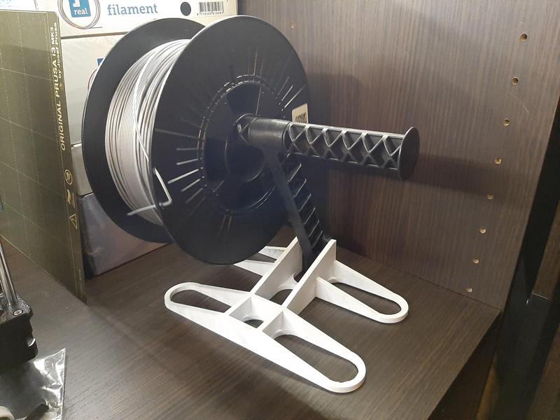 Spool holder plateau mount