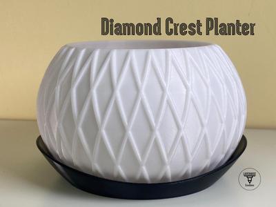 Diamond Crest Planter 