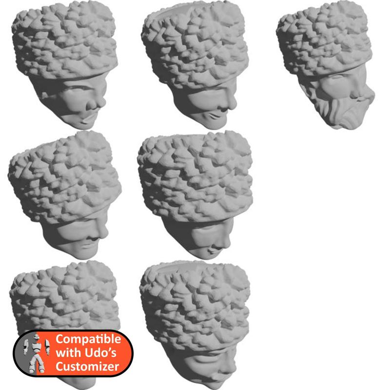 Cossacks heads remixed for Udo's Customizer