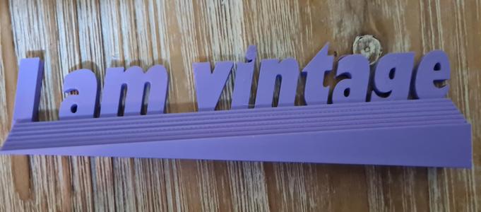 I am vintage