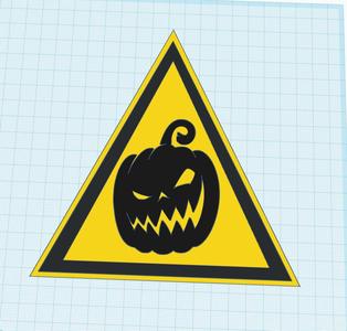 Halloween straßenschild