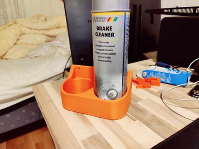 Pegboard spraycan holder
