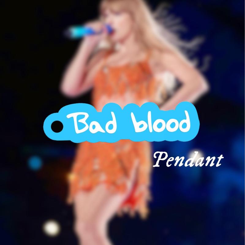 Taylor Swift Bad blood Keychain Pendant 1989