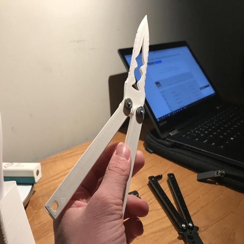 Double Sided Butterfly Knife