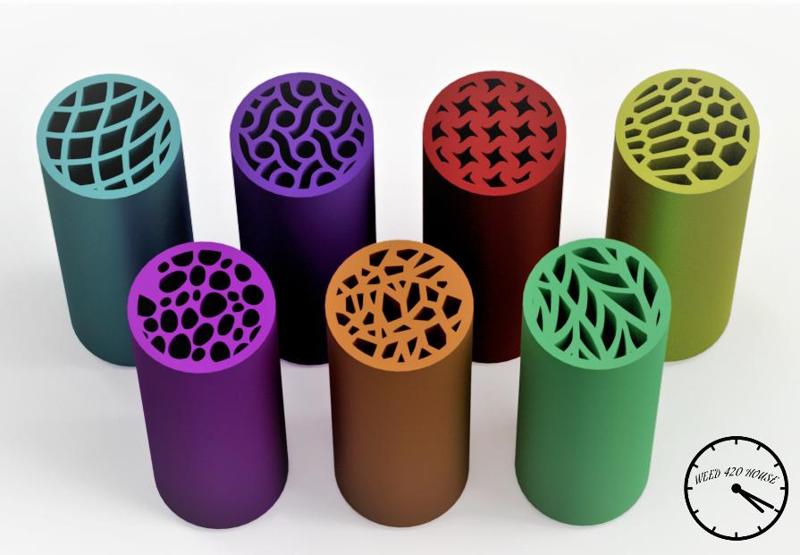 Filter Tips - Pack Textures (Reusable Nozzles) - Weed Filters