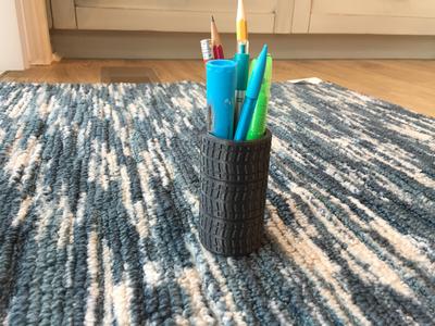 Tire Pencil Holder