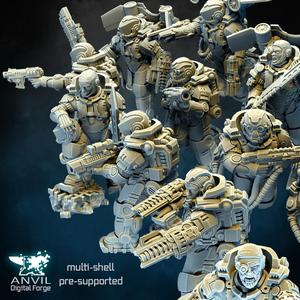 Heavy Drop Troopers - Anvil Digital Forge May 2023