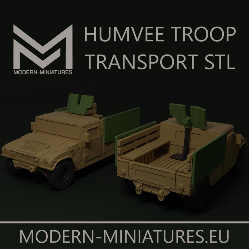 Humvee Troop Transport with optional armor