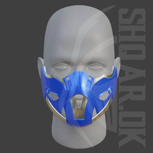 Sub Zero mask from Mortal Kombat 11 - Master of the Great Medallion