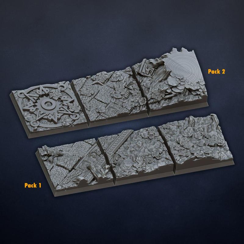 Jungle Bases 40x40mm
